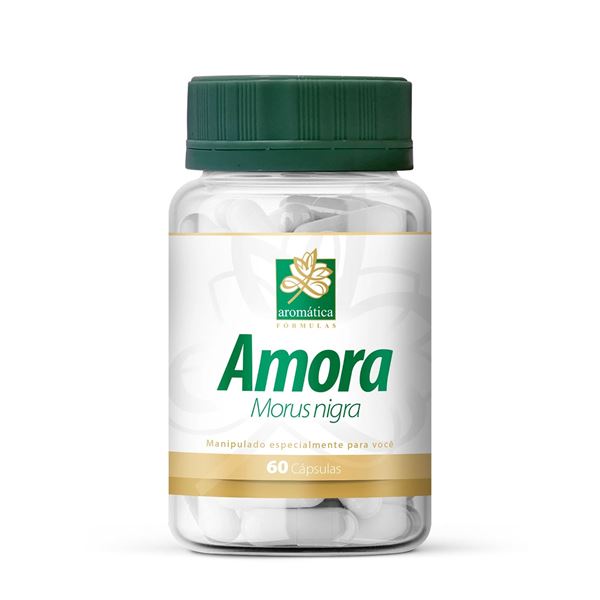 Amora - Morus nigra 400mg 60 Cápsulas