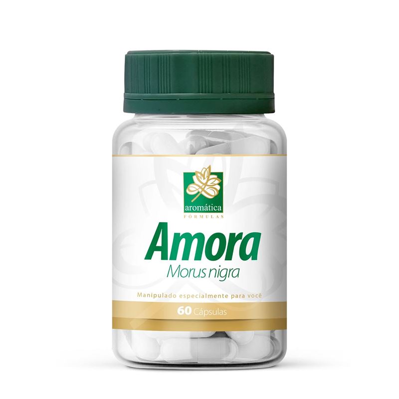 Amora - Morus nigra 400mg 60 Cápsulas
