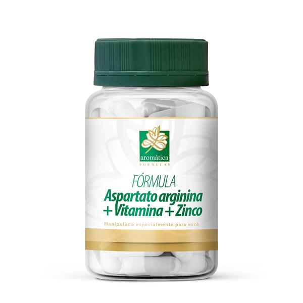 Fórmula Aspartato Arginina + Vitamina C + Zinco em Cápsulas Fórmula Aspartato Arginina + Vitamina C + Zinco em Cápsulas