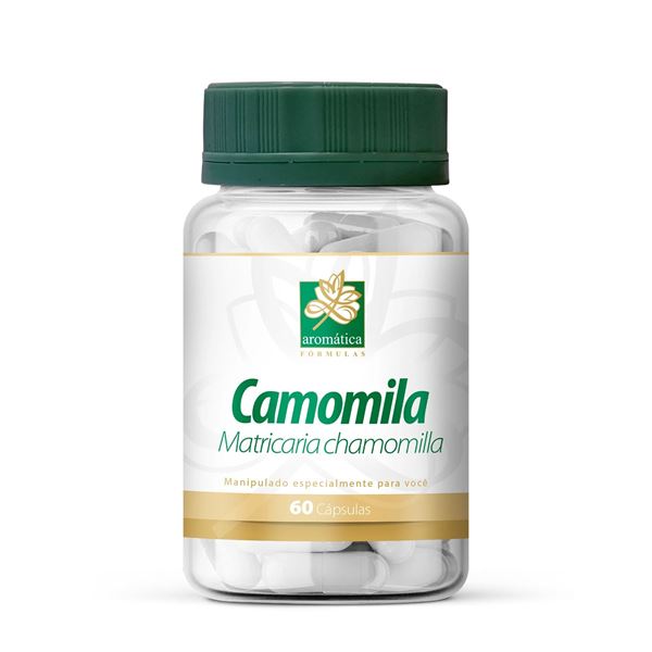 Camomila - Matricaria chamomilla 500mg 60 Cápsulas
