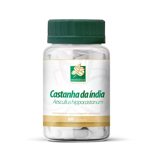 Castanha da índia - Aescullus hippocastanum 400mg 60 Cápsulas Castanha da índia - Aescullus hippocastanum 400mg 60 Cápsulas