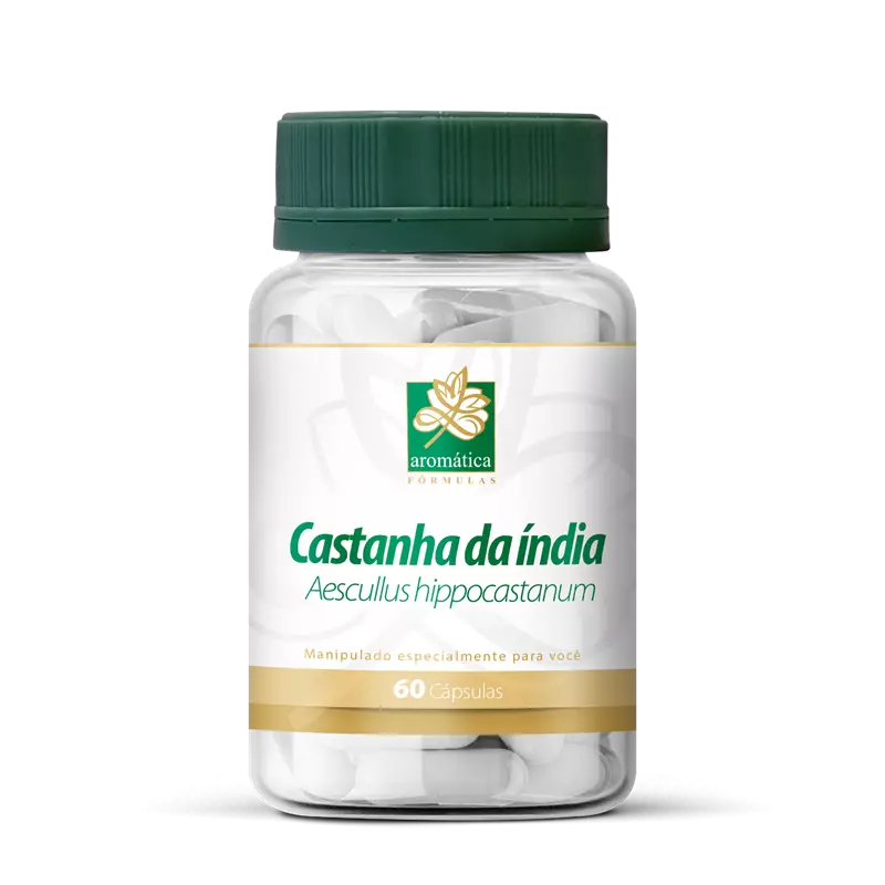 Castanha da índia - Aescullus hippocastanum 400mg 60 Cápsulas