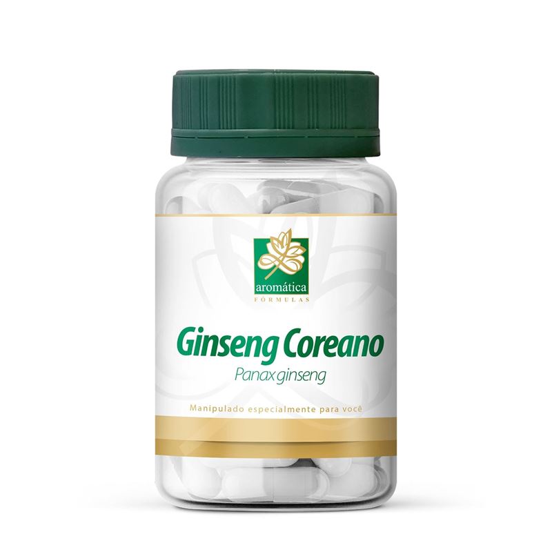 Ginseng Coreano - Panax ginseng 300mg em Cápsulas