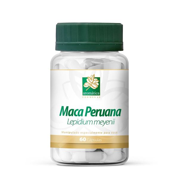 Maca Peruana - Lepidium meyenii 500mg 60 Cápsulas