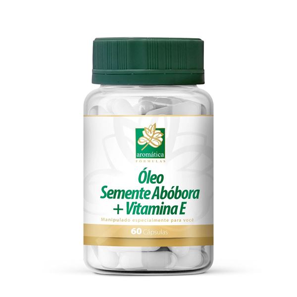 Óleo Semente Abóbora + Vitamina E 60 Cápsulas