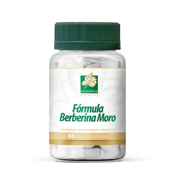 Fórmula Berberina Moro 60 Doses (120 Cápsulas)