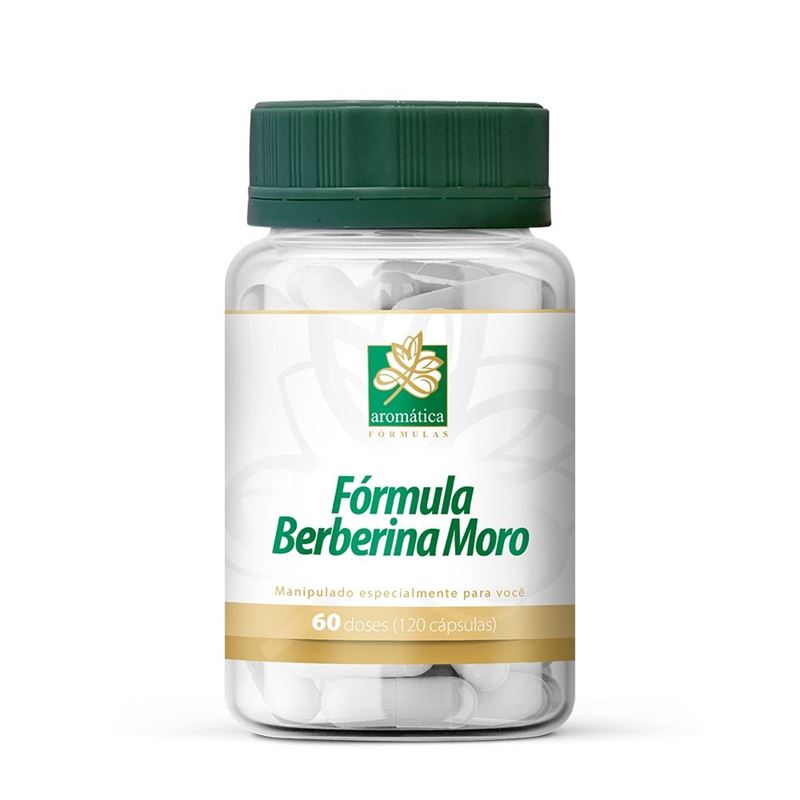 Fórmula Berberina Moro 60 Doses (120 Cápsulas)